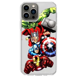 Macmerise Avengers Fury Matte Rubber Back Cover for Apple iPhone 14 Pro (Supports Wireless Charging, Multi Color)-picture-29