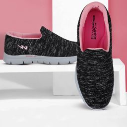 FABIA Women's Casual Shoes | Memory Tech Insole with Springy Fit Tech | Slip On Walking Shoes For Women-image-1