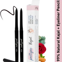 Kajal Pencil + Eyeliner | Water & Smudge proof | 12 Hrs Long Stay | 99% Herbal-image-60