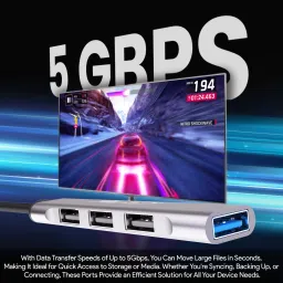 AMKETTE Type A USB 3.0 4 Port USB Hub image 3