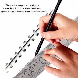 qatalitic Stainless Steel Scale/Ruler 1 Foot (30 cm / 12 inch) (Set of 3 Pcs) Ruler image 2