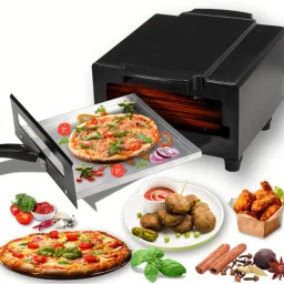 Mini Advance Multi-Purpose Smart Pizza & Naan Maker Combo for Home Kitchen Use Electric Tandoor-image-33