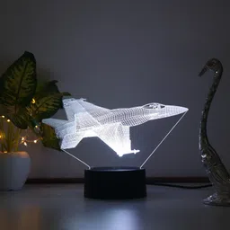 starlaser 3D Illusion Acrylic Aeroplane Design Night lamp with Multicolor Changing for Home Decoration & Birthday Gift Table Lamp-picture-20