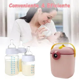 elephantboat 550ML Baby Formula Dispenser with Scoop and Leveller, Foodgrade PP Double Layer - PP material image 4