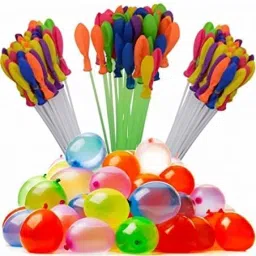 brown leaf (1Pichkari+3 Magic Balloon+10 Holi Cap+1 Mask)for Kids Holi & Pool Party Water Gun image 5