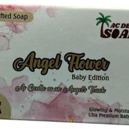 Angel Flower Hand Crafted Soap Glowing & Moisture Skin Baby Soap Orange-image-56