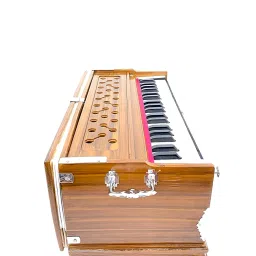 Double Bellow , Wooden Keyboard Cover, 39 Keys HARMON48 3.25 Octave Hand Pumped Harmonium-25