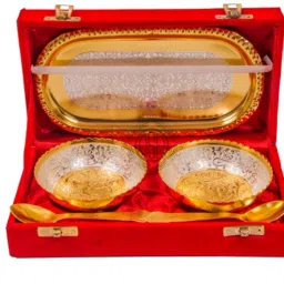 Two Tone Snack Dessert Dray Bowl With Spoon And Tray Set With Gifts Box Tray-image-83