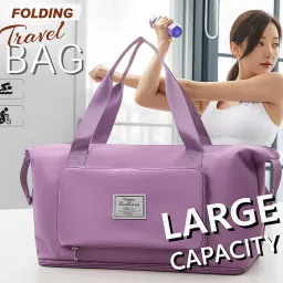Multicolor Men & Women Tote Large Capacity 41 Liters Folding Luggage Handbags Travelling premium quality-image-97