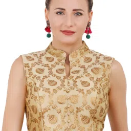 Band collar Women Blouse-image-42