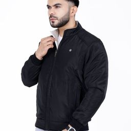 dollar Men Solid Bomber Jacket-picture-22