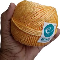 2 mm 100meter PP Nylon Rope Gola Weight 170gm Yellow-image-39