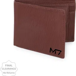 m7 by metronaut Men Casual, Evening/Party, Formal, Travel, Trendy, Ethnic Brown Artificial Leather Wallet-picture-18