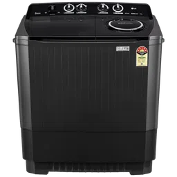 LG 11.5 kg 5 Star Semi Automatic Washing Machine with Wind Jet Dry Technology (P115ASLAZ, Full Black)-9