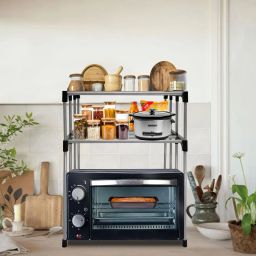 Microwave Stand Carbon Steel Kitchen Trolley-picture-21