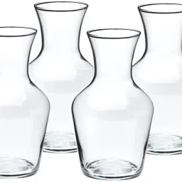 Potpourie Flower Vase, Money Plant, Vessel Pot (Bottle Shape Pot) - 7.5 Inches Glass Vase-image-75
