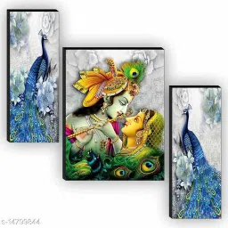 Radha Krishna Home Decor 3d Fine Art Print-image-83