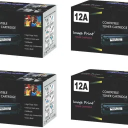 IMAGE PRINT Q2612A Toner Cartridge for HP Laserjet 1020,M1005,1018,1010,1012,1015,1020 Plus,1022,3015,3020,3030,3050,3050Z,3052,3055 (Pack of 4) Black Ink Toner-image-6
