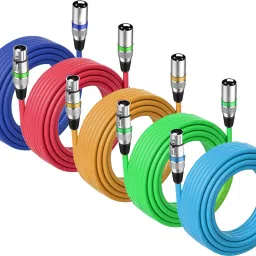 Male to female (Pack of 05, 20M) XLR CABLE-image-31