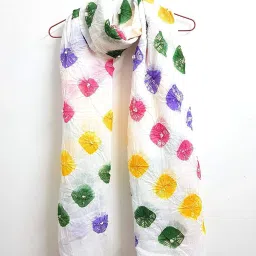 Pure Cotton Printed White Women Dupatta-image-29