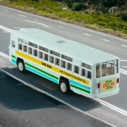 sarasi Mini City Bus, Durable Quality, Pull Back, No Sharp Edges image 3