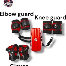 Skating Protective Kit Cycling Safety Kit for Kids Set of 7pcs_FT-89 Cycling Guard Combo-image-3