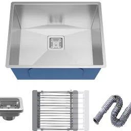 Single Bowl 21" X 18" X 10" Handmade Kitchen Sink Satin Mat Finish Sound Proof Stainless Steel MG_58 Vessel Sink-image-81