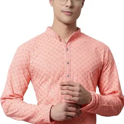 Kurta set for men Self Design Kurta, Salwar & Dupatta Set-image-42