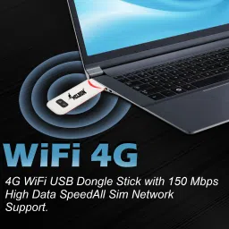 Melbon 4GLTE 4G USB MODEM with WI-FI HOTSPOT DONGLE - Support All SIM Data Card Data Card image 4