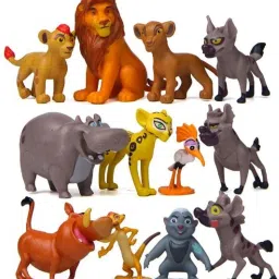 The Lion King Simba with Jungle Friends Mini Toy Models 12 Pcs. Figures-10