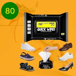 FlyTouch Disposable Shoe Cleaning Wipes Can Be Used On Most Footwear Shoe Sanitizer Canvas, Sports, Leather, Velour Shoe Cleaner-image-52