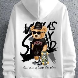 Men Full Sleeve Printed Hooded Sweatshirt-image-90