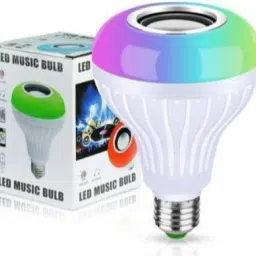 RAKRISH Led Bulb with Bluetooth Speaker Music Light Bulb B22 LED White + RGB Light Ball Bulb Colorful Lamp with Remote Control for Home, Bedroom, Living Room, Party Decoration Smart Bulb Smart Bulb-7