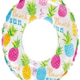 Lively Print Swim Ring Inflatable Pool Tube 6-10Years 24inch Swim Floatation Belt-image-13