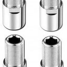 Extension Nipple Faucet For Fitting Full Brass 2inch Silver Chrome Pack Of 4 Faucet Nozzle-image-3