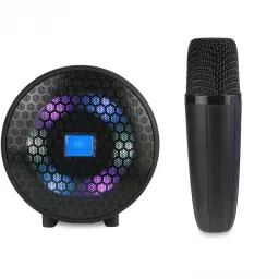 BeatBucks Mini Party Speaker With Wireless Microphone With In-Built RGB 10 W Bluetooth Party Speaker-48