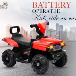 Foot Accelerator Electric Ride on Car for Kids with Music & Lights Car Battery Operated Ride On-image-16