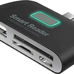 play run 3 in1™ USB 3.1 Type C USB-C TF SD OTG Card Reader Card Reader (Black) Card Reader-25