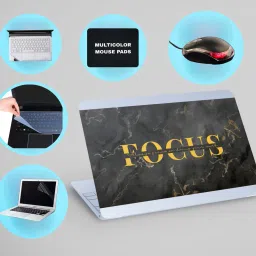 SDM 6IN1LAPTOPSKIN,SCREEN&KEYGAURD PROTECTOR,TRACKPAD,SLEEVEBAG,MOUSEPAD15.6INCH705 Combo Set-image-76