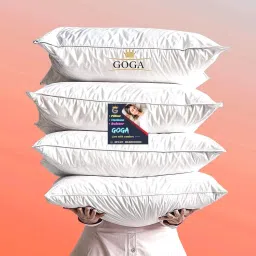 LUXURY Cotton Solid Sleeping Pillow Pack of 4-picture-28