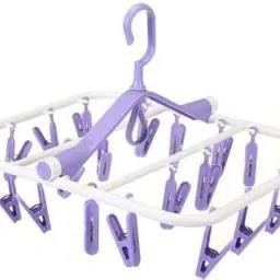 20 Clip Portable Cloth Hanger Plastic Cloth Clips-image-14