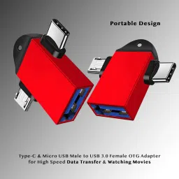 WRENS USB Type C, Micro USB OTG Adapter image 4