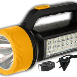 Rechargeable 75W Laser Long Range Torch with 24 Big SMD Led Side 8 hrs Torch Emergency Light-23