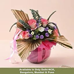 Mesmerising Mixed Floral Fish Bowl-image-61