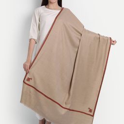 Zamour Women Brown Kingri Embroidered Shawl-picture-11