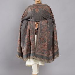 HANDICRAFT PALACE Ethnic Motifs Woven Design Shawl-52