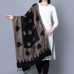 Mizash Woven-Design Woollen Shawl-picture-21