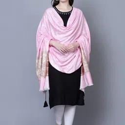 Mizash Self-Textured Woolen Shawl-23