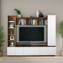 mintwud from pepperfry Kibo Tv Unit In Lyon Walnut Finish for TV's upto 55''-picture-45