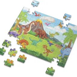 bookford Era Of Dinosour Jigsaw Puzzle Game & Fun and Learning image 3
